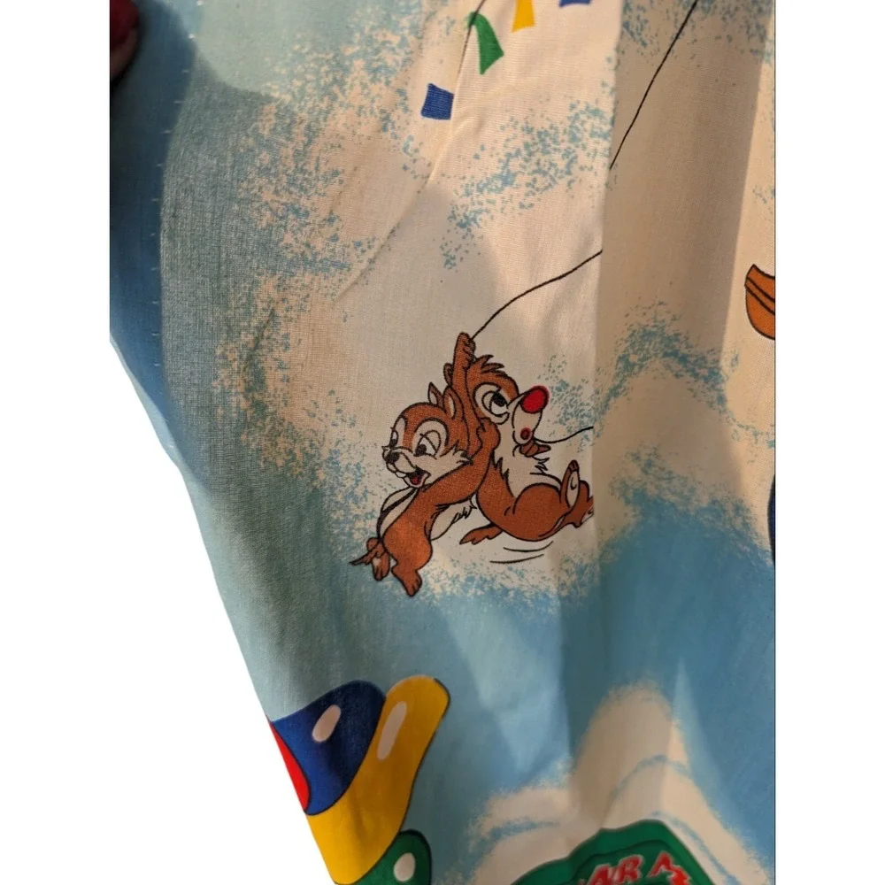 Vtg Mickey Air Mobile Single Curtain 23x63 DISNEY BEDROOM LINENS NURSERY KIDS‎